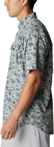 Vista 3 de Columbia PFG Super Bahama Camisa de manga corta para hombre, transpirable, con protección UV