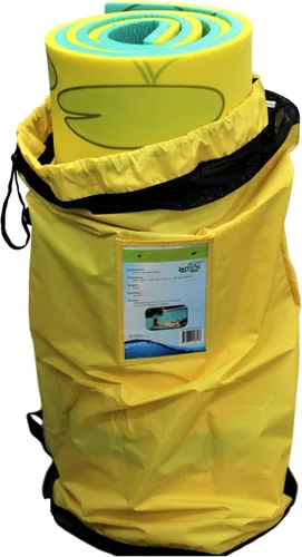Vista 3 de Aqua Lily Pad Tadpole - Tapete de espuma flotante individual para adultos, 85 x 24 pulgadas, manta de agua, con correas de almohada y bolsa