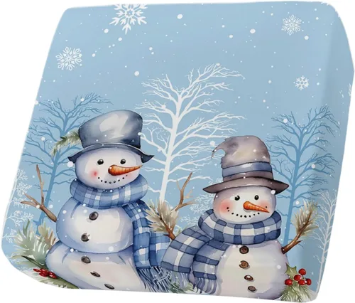 Vista 17 de Fundas de cojín para sofá de Navidad, funda elástica para sofá con parte inferior elástica, fundas de sofá con diseño de muñeco de nieve