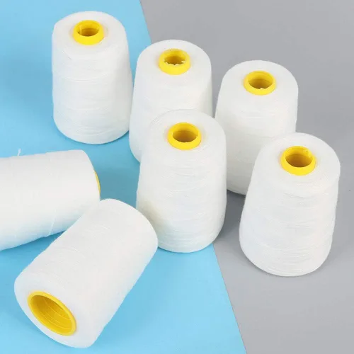 Vista 9 de Hanchen Máquina de coser de bolsas de servicio pesado con hilo de coser de 6 rollos