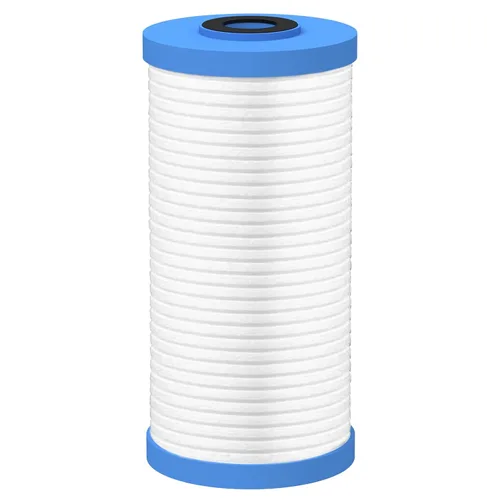 Vista 10 de Filtro de agua para toda la casa, carcasa de filtro de acero inoxidable, filtro de sedimentos de 10 x 4.5 pulgadas, sistema de prefiltración