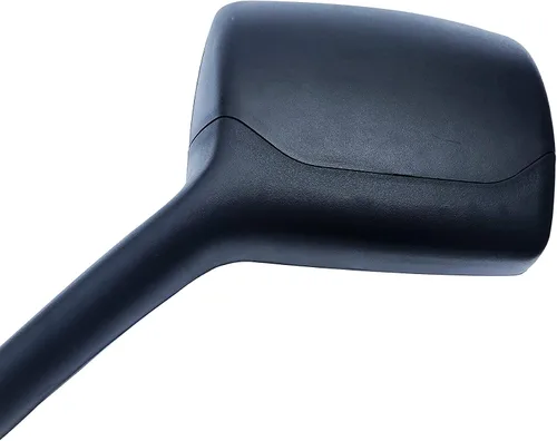 Vista 3 de Espejo de Capó de Repuesto Cromado Compatible con Kenworth T680 Peterbilt 579 587 (Lado del Conductor (LH) Negro)