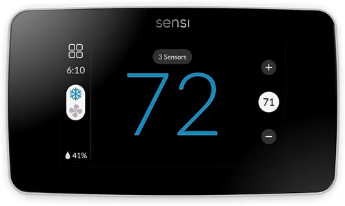 Vista 16 de Sensi Touch 2 - Termostato inteligente con pantalla táctil a color, 100 años de experiencia, programable, Wi-Fi, privacidad de datos, fácil