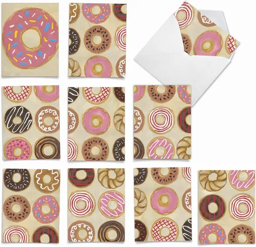 Vista 10 de The Best Card Company - 10 tarjetas en caja para todas las ocasiones con sobres (4 x 5.12 pulgadas) - Coloridas, divertidas tarjetas de notas
