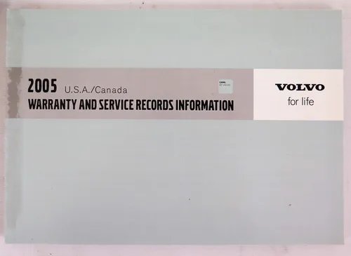 Vista 4 de 2005 Volvo S40 Owner's Manual