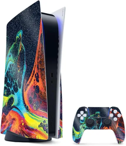 Vista 38 de MightySkins - Skin para juegos con purpurina brillante para PS5 y PlayStation 5, ágata amatista, acabado duradero con purpurina de alto brillo