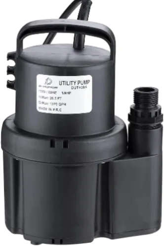 Vista 11 de D-HONOR - Bomba de sumidero, bomba de agua sumergible de 1/3 HP 1600 GPH, con interruptor de flotador, bomba automática para piscina, estanque