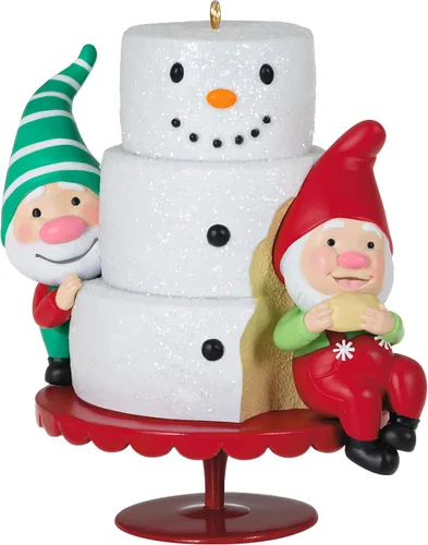 Vista 7 de Hallmark Keepsake Adorno de Navidad 2021, ángel de nieve