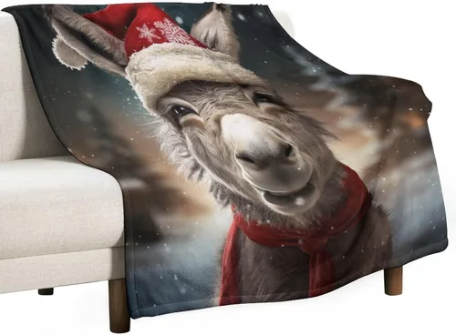 Vista 31 de Mantas suaves y mantas para sofá, casa de Navidad y pan de jengibre, manta de microfibra suave y acogedora manta de microfibra para hombre, casa