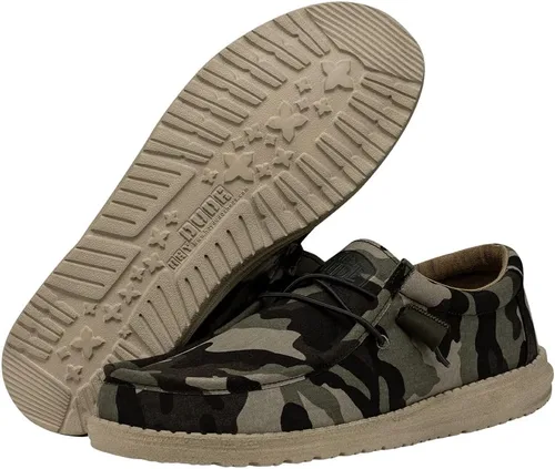 Vista 2 de Hey Dude - Mocasines Wally veganos trenzados para hombre