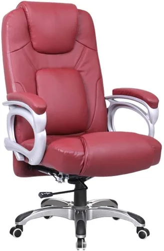 Vista 8 de Mid Back Office Desk Chair with Leather Padding and Armrests Ergonomic Computer Gaming Chair for Home Or Office Use,Black