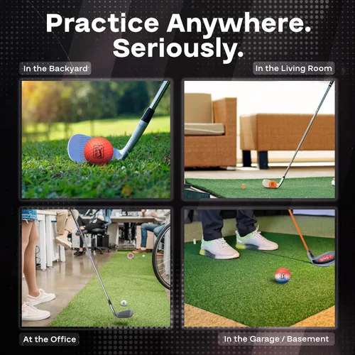 Vista 3 de Golfgen Foam Practice Golf Ball Set, Simulates Actual Ball Flight, Indoor and Outdoor Training Balls, Golf Training Balls