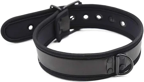 Vista 3 de Gargantilla personalizada de neopreno para cachorros para hombres y mujeres