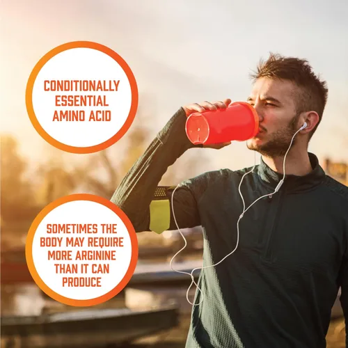Vista 8 de Now Sports AAKG 2200, arginina, producción de energía, 180 cápsulas vegetales