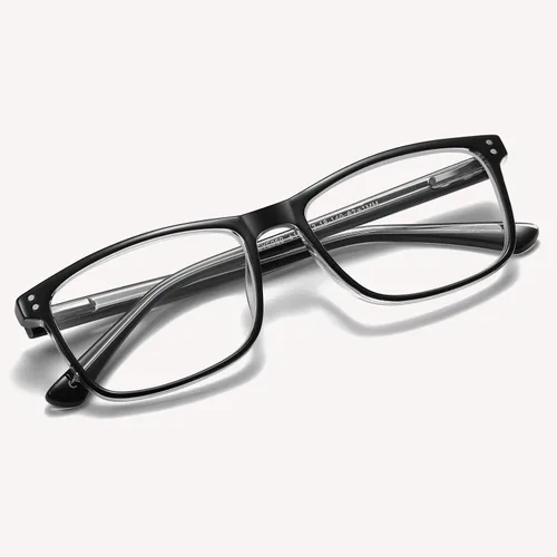 Vista 6 de EYECEDAR Paquete de 5 lentes de lectura TR90 para hombre, marco flexible, bisagras de resorte de metal, lectores para hombres y mujeres, 1.0