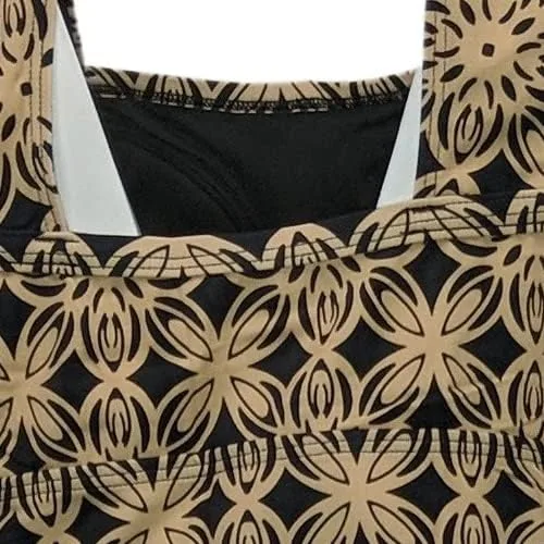 Vista 4 de AmberNoon II by Dr. Erum Ilyas Traje de baño de mujer talla 10 UPF50 Amplio Marrón A473655, Marrón