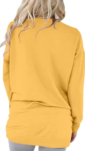 Vista 4 de Angerella - Blusas casuales con bolsillos y de corte holgado para mujer