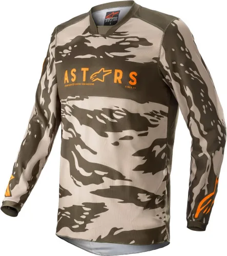 Vista 7 de Alpinestars Jersey Racer Supermatic Antracita/Naranja Sm (3761522-1440-S)