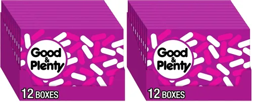 Vista 9 de Good & Pletty Candy, Dulces, sabor a regaliz negro clásico, caja de 6 onzas (paquete de 12)