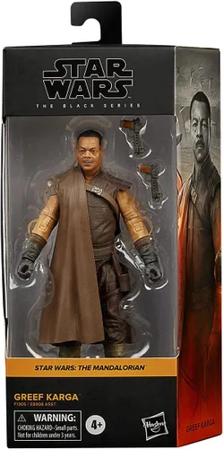 Vista 6 de STAR WARS The Black Series Greef Karga Toy - Figura de acción coleccionable de The Mandalorian, escala de 6 pulgadas, juguetes para niños a partir
