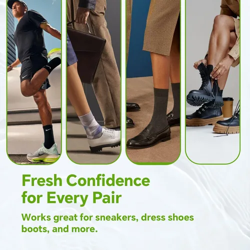 Vista 5 de ORIENTLEAF Spray desodorante para zapatos, eliminador de olores de zapatos para zapatos malolientes, hombres, mujeres, adolescentes, 4 onzas