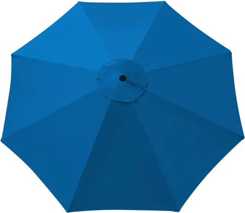 Vista 8 de BenefitUSA Cubierta de toldo de repuesto para sombrilla de patio voladizo de 10 pies (beige)