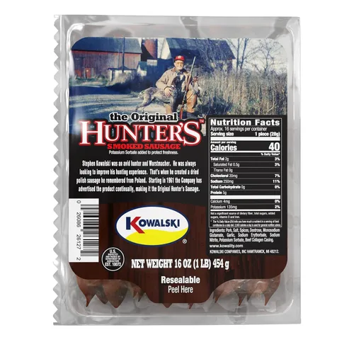 Vista 2 de Kowalski Original Hunters - Salchicha ahumada, 16 onzas (paquete de 1)