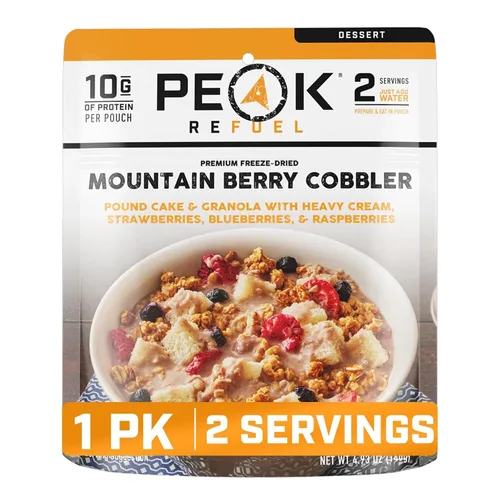Vista 20 de Peak Refuel Fudge Brownie Bites, refrigerio liofilizado para camping, 1