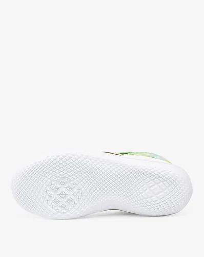 Vista 3 de Converse Unisex All Star BB Evo Mid WhitePink FoamSpring Green