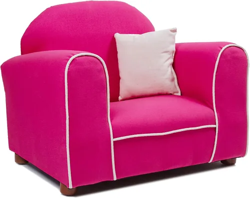 Vista 4 de keet Premium orgánico silla infantil, Hot Pink Rosa intenso