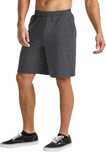 Vista 3 de Hanes Originals - Pantalones cortos deportivos de rizo francés para hombre, pantalones cortos atléticos sin cierre, 9 pulgadas