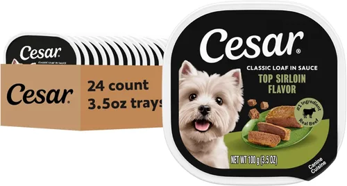 Vista 38 de Cesar Classic Loaf in Sauce - Alimento húmedo para perros adultos, sabor a tocino y huevo, comida húmeda para perros, bandejas fáciles de despegar