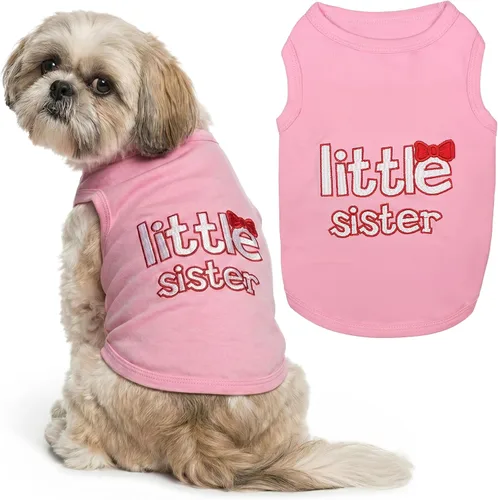 Vista 12 de Parisian Pet - Camiseta para perros y gatos, con texto en inglés Daddy's Girl, 2XS