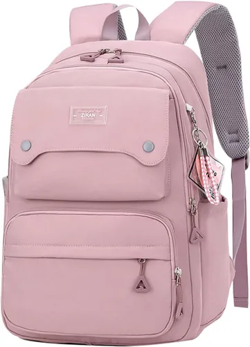 Vista 9 de JiaYou Mochila Casual para Adolescentes, Niñas, Mochila para la Escuela Secundaria, Mochila Diaria, para Mujeres, Bolsa de Viaje para Portátil, 1#