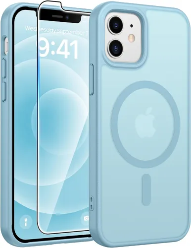 Vista 158 de FNTCASE - Funda para iPhone 16, apta para Magsafe, color blanco