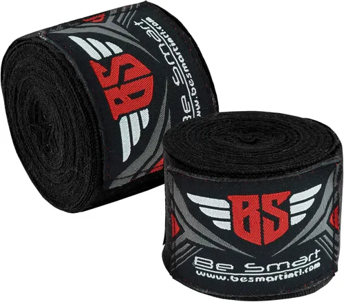 Vista 8 de Guantes de boxeo de muñeca de 180 pulgadas, para interior de puños, MMA, UFC, Muay Thai Negro