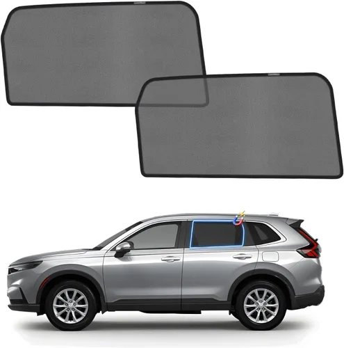 Vista 14 de KUST Persianas de ventana de automóvil para Toyota 4Runner 2011-2023, accesorios de malla transpirable, cubiertas magnéticas de malla transpirable