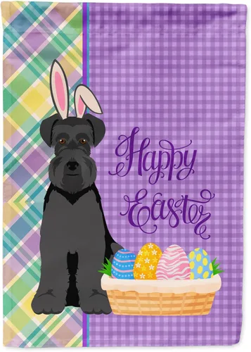 Vista 11 de Caroline's Treasures WDK4925GF Bandera de Pascua Airedale Terrier negra y tostada, tamaño jardín, bandera decorativa para patio exterior, patio