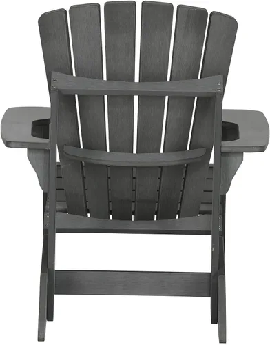Vista 10 de Lifetime Adirondack - Silla de imitación madera Gris (Harbor Gray)