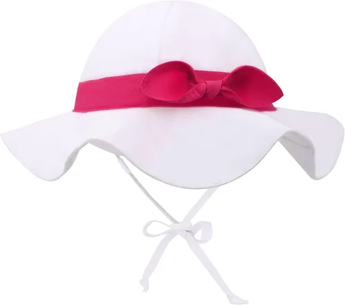 Vista 24 de SimpliKids Sombrero de sol para bebé de ala ancha con protección solar UPF 50+ UV Ray