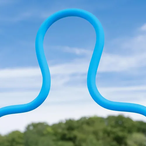 Vista 3 de FORZA Mini maniquí de fútbol de flujo de aire Azul cielo