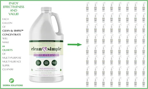 Vista 8 de clean & simple™ SUPER CLEANER - Limpiador concentrado multisuperficie, no tóxico, biodegradable