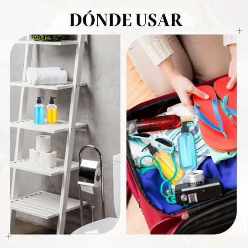 Vista 6 de Norme 40 botellas vacías con bomba de 8 onzas, botellas de plástico