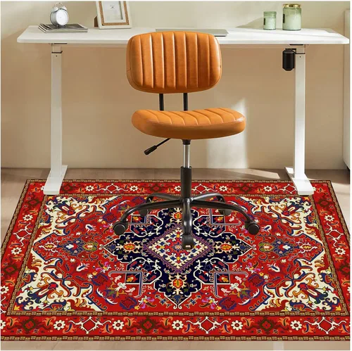 Vista 11 de Tapete para silla de oficina para piso de madera dura, 36"x48" tapete antideslizante para silla de escritorio para pisos duros, alfombra