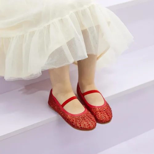 Vista 3 de Mary Jane - Zapatos de vestir planos de ballet para niñas (bebéniña pequeña)