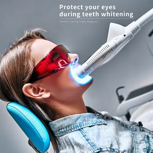 Vista 3 de Las gafas rojas dentales de 4PCS protegen los ojos para blanquear los dientes