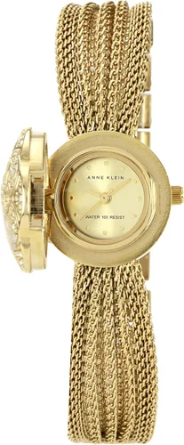 Vista 2 de Anne Klein AK/1046CHCV - Reloj de pulsera con cristales premium acentuados para mujer