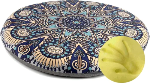 Vista 9 de Sigmat Cojín de asiento de espuma viscoelástica antideslizante suave cojín redondo para silla de 13 pulgadas, color negro