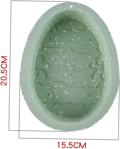 Vista 2 de Zerodeko Molde de silicona para pastel de silicona, molde de chocolate, molde seguro para microondas, molde de conejo, molde de vela de silicona