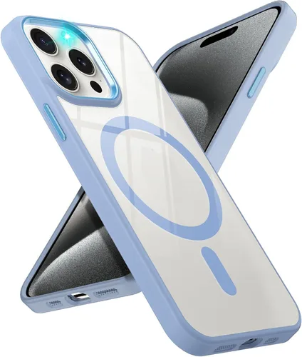 Vista 8 de Funda para iPhone 13 Pro compatible con MagSafe, funda magnética transparente para iPhone 13 Pro con funda protectora delgada a prueba de golpes